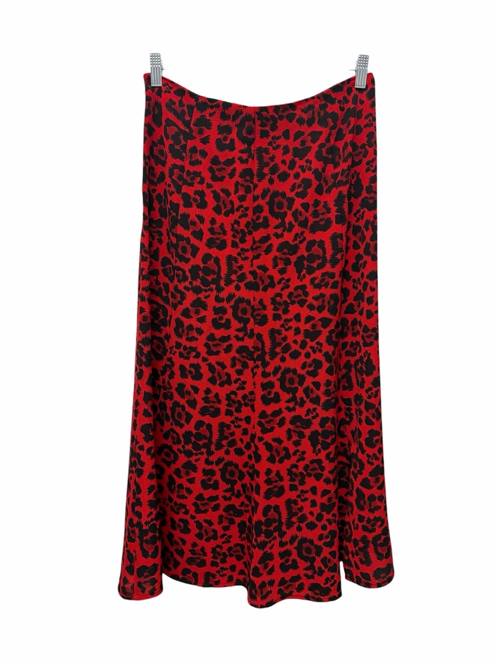 Abound Women’s Red and Black A-Line Animal Print Skirt